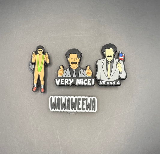 Borat Croc Charms/Jibbitz