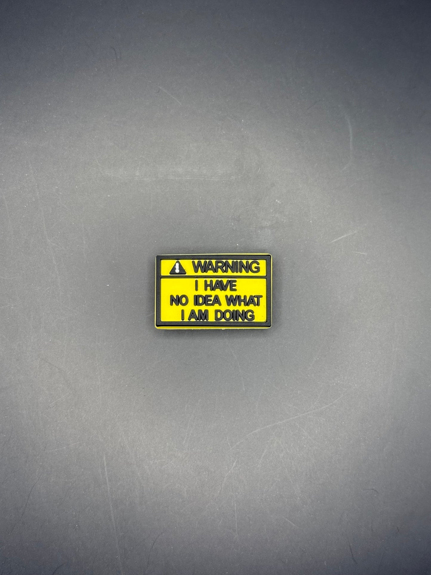 Warning No Idea Croc Charm/Jibbitz