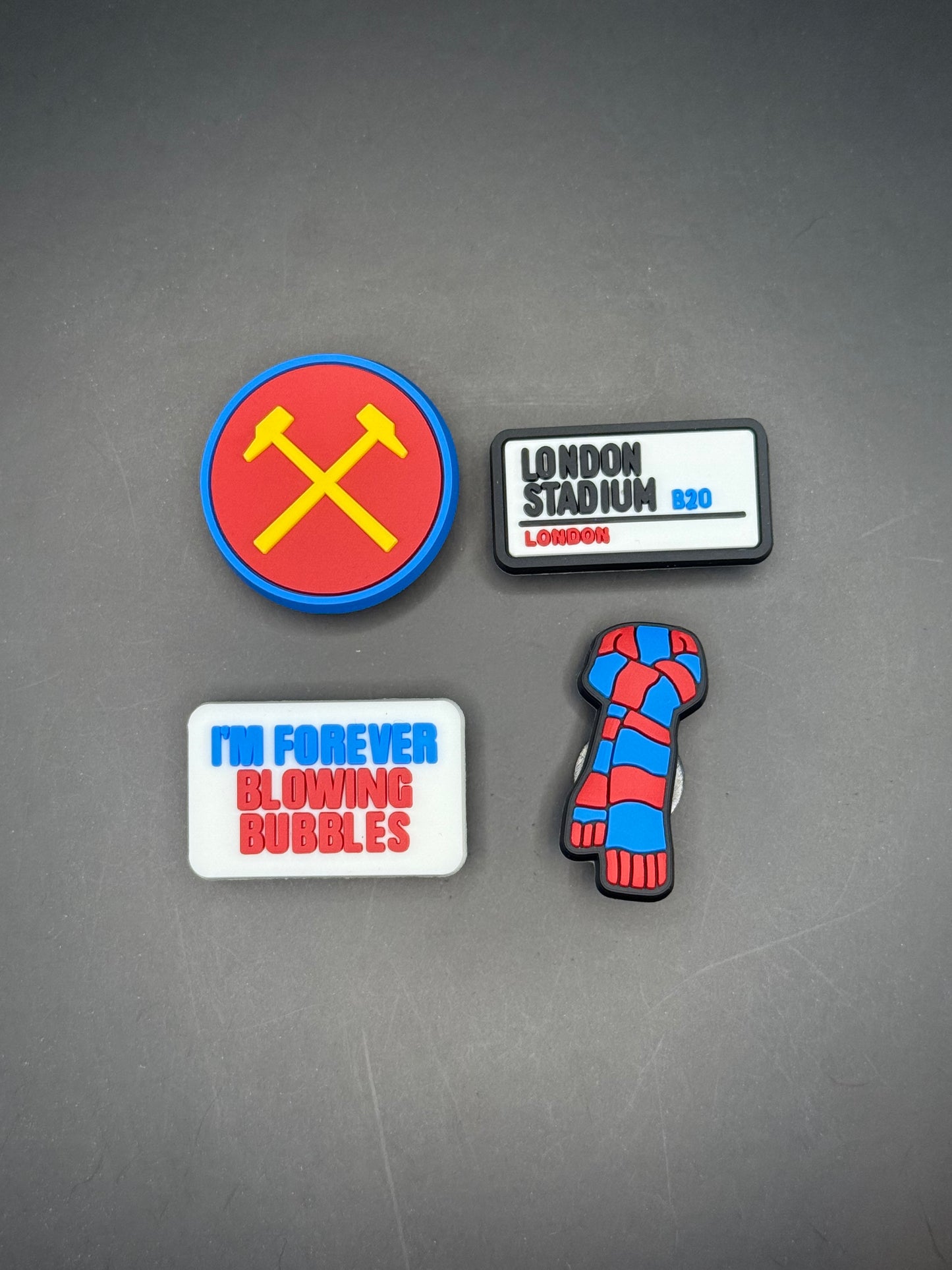 Football Fan Croc Charms/Jibbitz