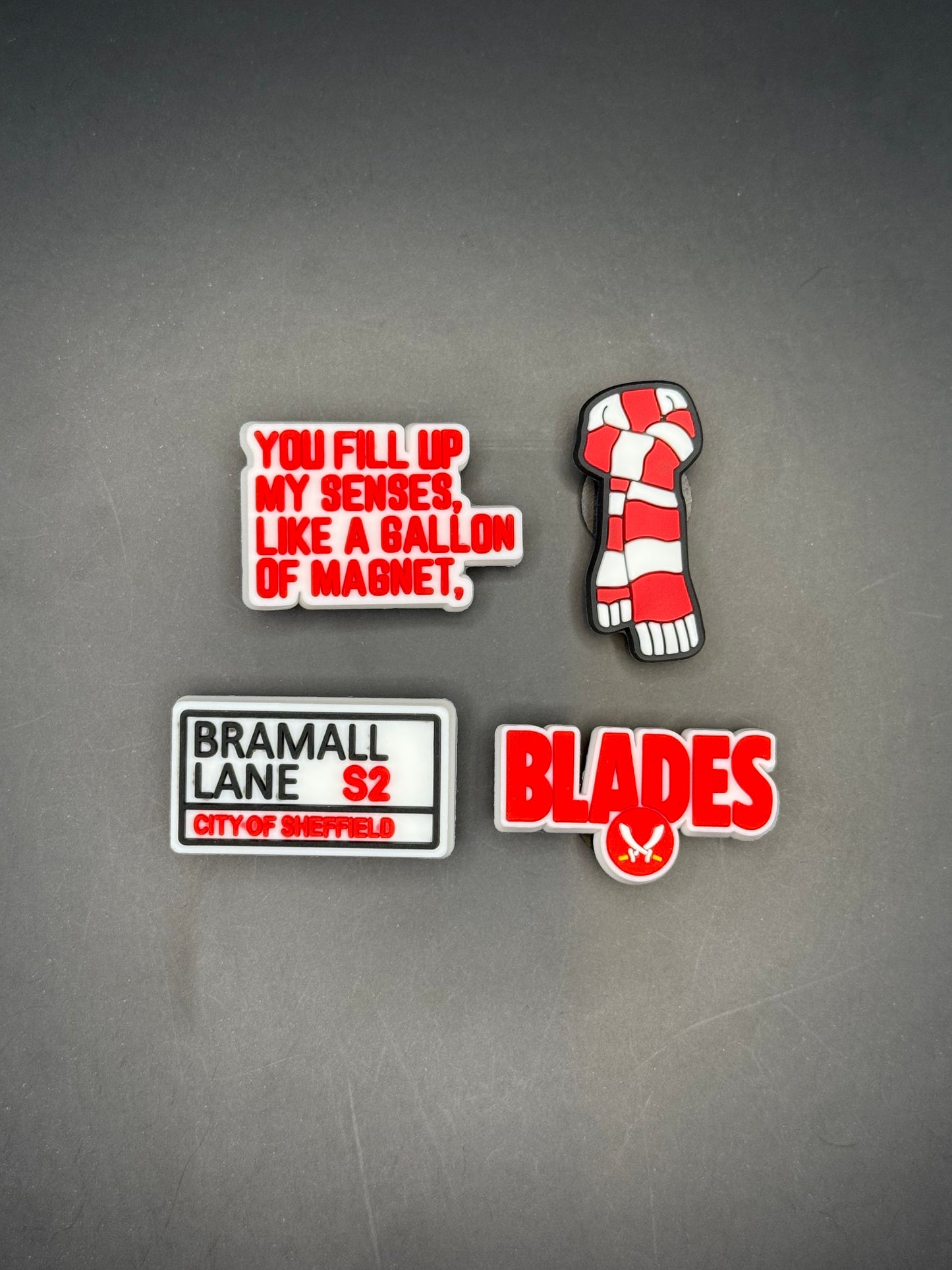 Football Fan Croc Charms/Jibbitz
