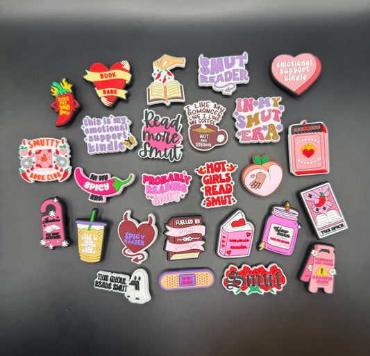 Spicy Book Croc Charms/Jibbitz