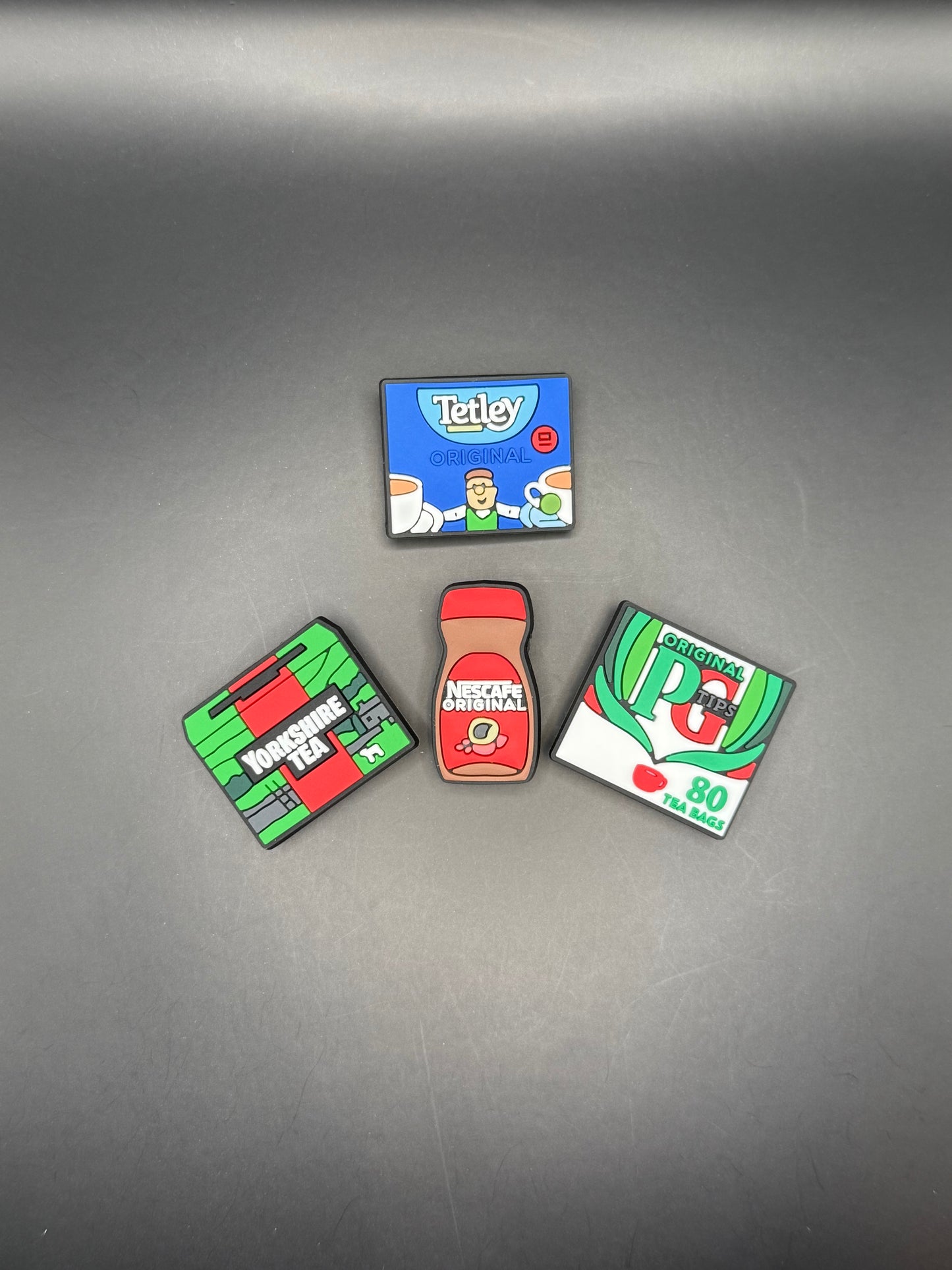 Tea and Coffee Croc Charms/Jibbitz