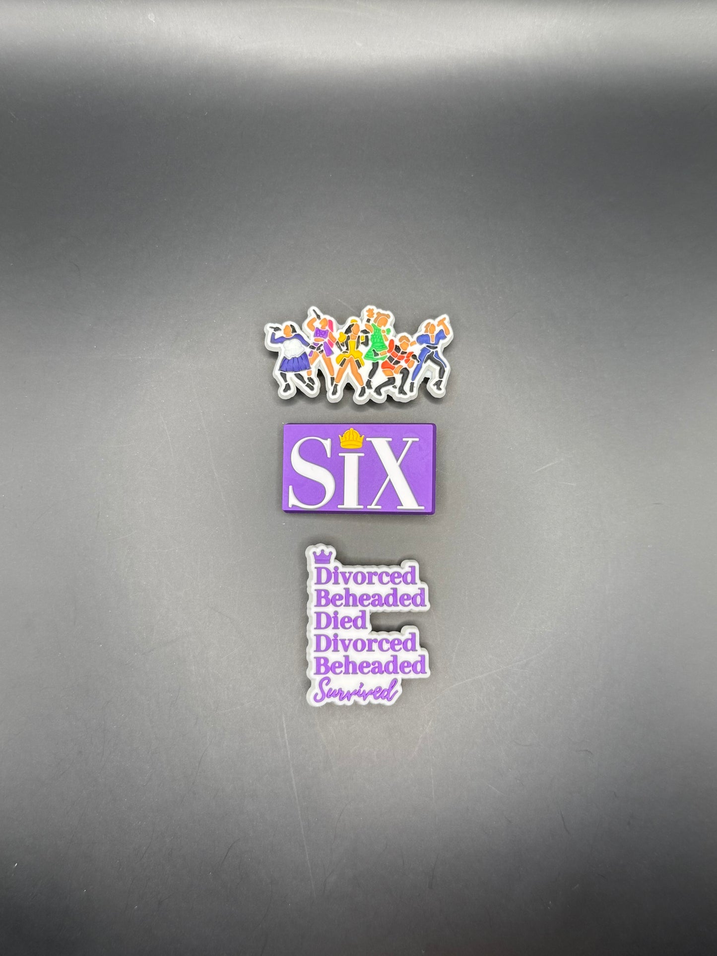 Six Croc Charms/Jibbitz